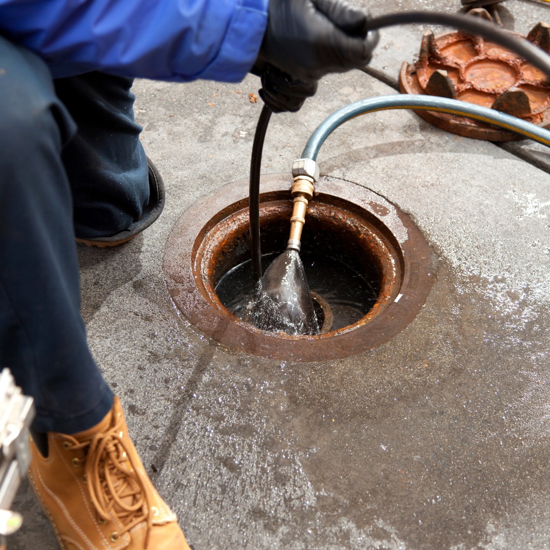 Emergency Drain Hydro Jetting completed by Basin Plumbing in Midland, TX
